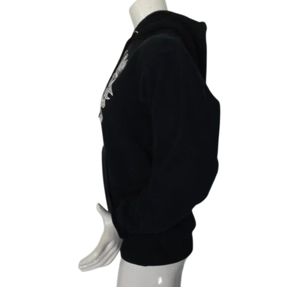CHERRY CITY DERBY GIRLS Hoodie Sweatshirt, S, Black Pullover, Pocket, Long slvs - Picture 10 of 13